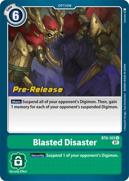 Image for Blasted Disaster [Double Diamond Pre-Release Cards]