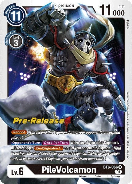 Image for PileVolcamon [Double Diamond Pre-Release Cards]