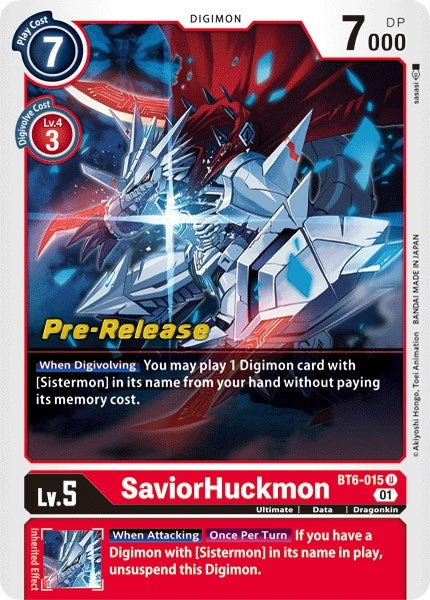 Image for SaviorHuckmon [Double Diamond Pre-Release Cards]
