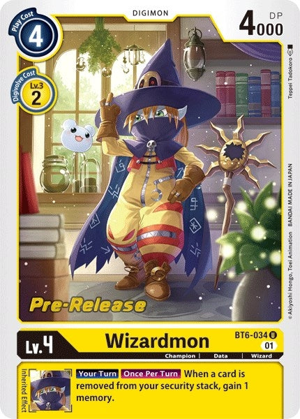 Image for Wizardmon [Double Diamond Pre-Release Cards]