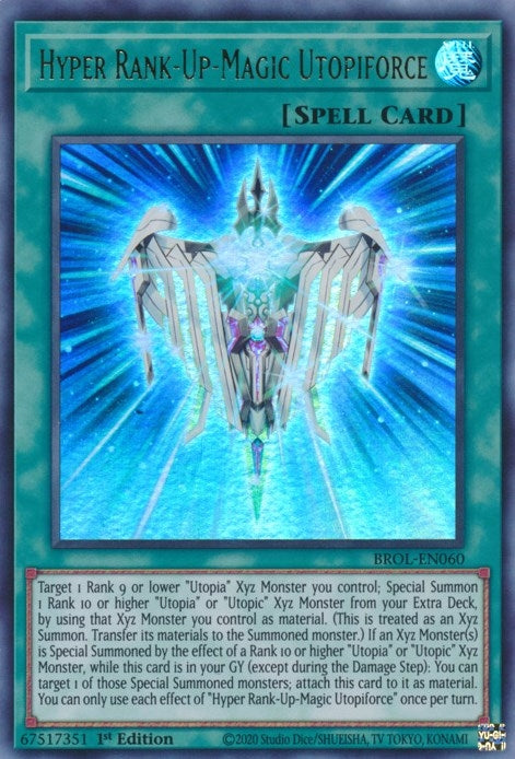 Hyper Rank Up Magic Utopiforce (BROL-EN060) [BROL]