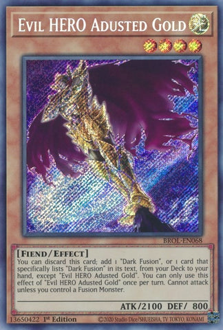 Evil HERO Adusted Gold (BROL-EN068) [BROL]