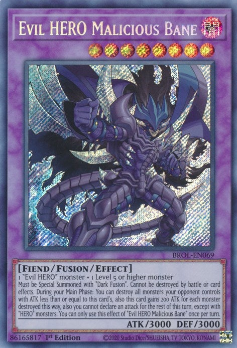Evil HERO Malicious Bane (BROL-EN069) [BROL]