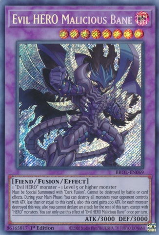 Evil HERO Malicious Bane (BROL-EN069) [BROL]