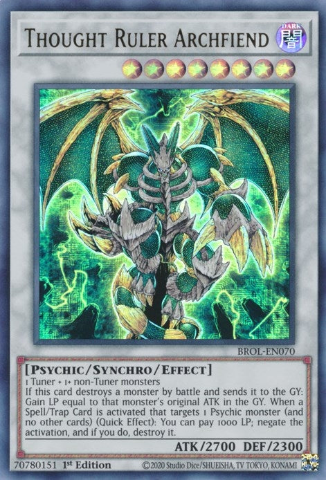 Thought Ruler Archfiend (BROL-EN070) [BROL]