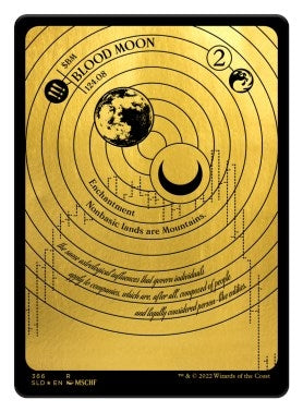 Blood Moon Foil Etched Gold (366) [SLD]