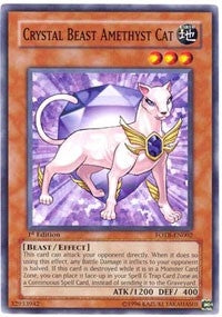 Crystal Beast Amethyst Cat (FOTB-EN002) [FOTB]