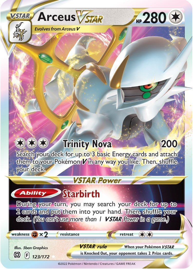 Arceus VSTAR (123/172) [SWSH09]