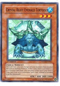 Crystal Beast Emerald Tortoise (FOTB-EN003) [FOTB]