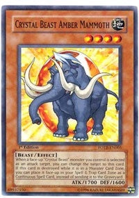 Crystal Beast Amber Mammoth (FOTB-EN005) [FOTB]