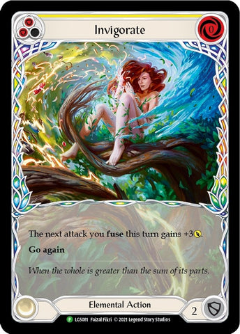 Invigorate (Yellow) [LGS081] (Promo)  Rainbow Foil