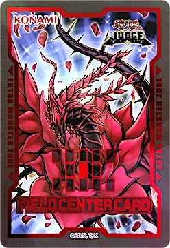 Official Judge Field Center Token Black Rose Dragon [JPRC]