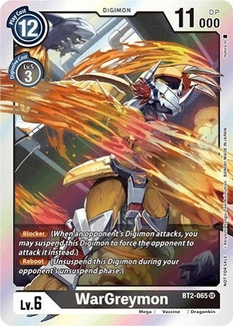 Image for WarGreymon - BT2-065 (Classic Collection) [Release Special Booster]