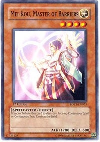 Mei kou Master of Barriers (FOTB-EN025) [FOTB]