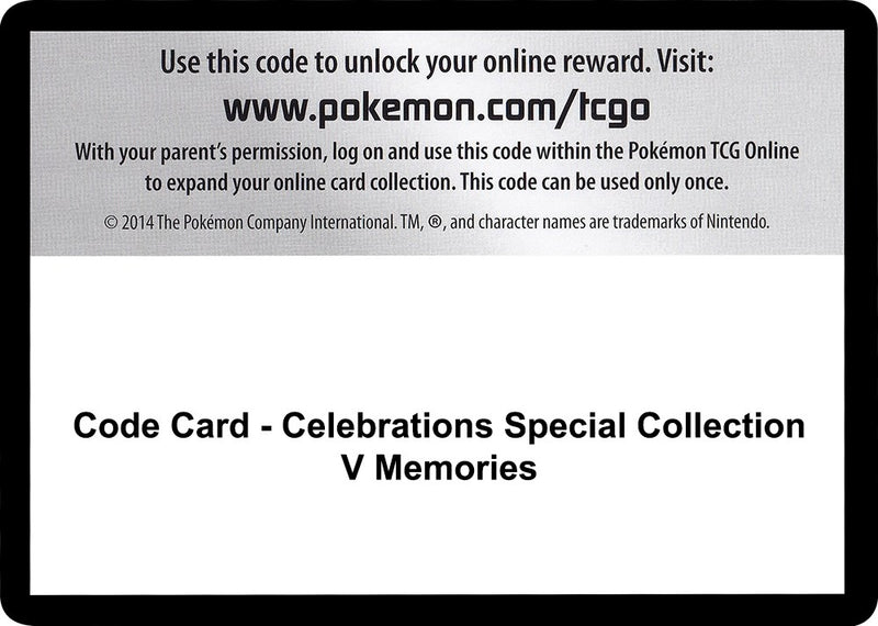Code Card Celebrations Special Collection V Memories [CLB]