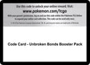 Code Card Unbroken Bonds Booster Pack [SM10]