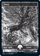 Forest Moonlit Land Foil Etched (412) [WPN]