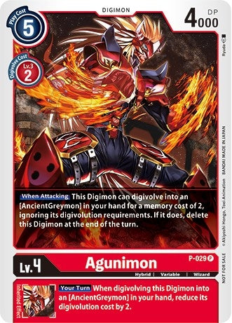 Image for Agunimon - P-029 [Revision Pack Cards]