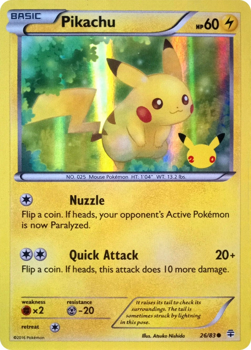 Pikachu 26 83 20th Anniversary (026/083) [MCAP]