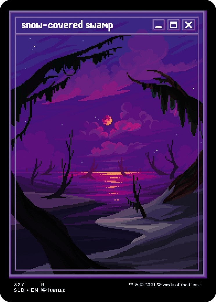 Snow Covered Swamp PixelSnowLandsjpg (327) [SLD]