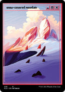 Snow Covered Mountain PixelSnowLandsjpg Foil Etched (328) [SLD]