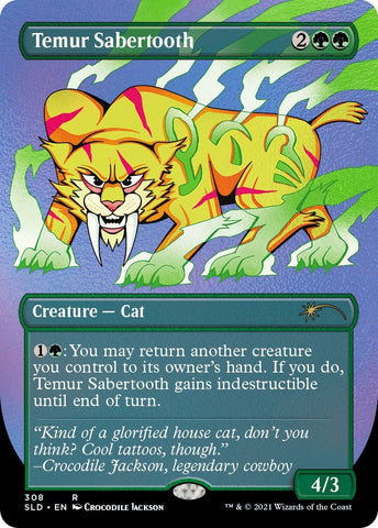 Temur Sabertooth Foil Etched (308) [SLD]