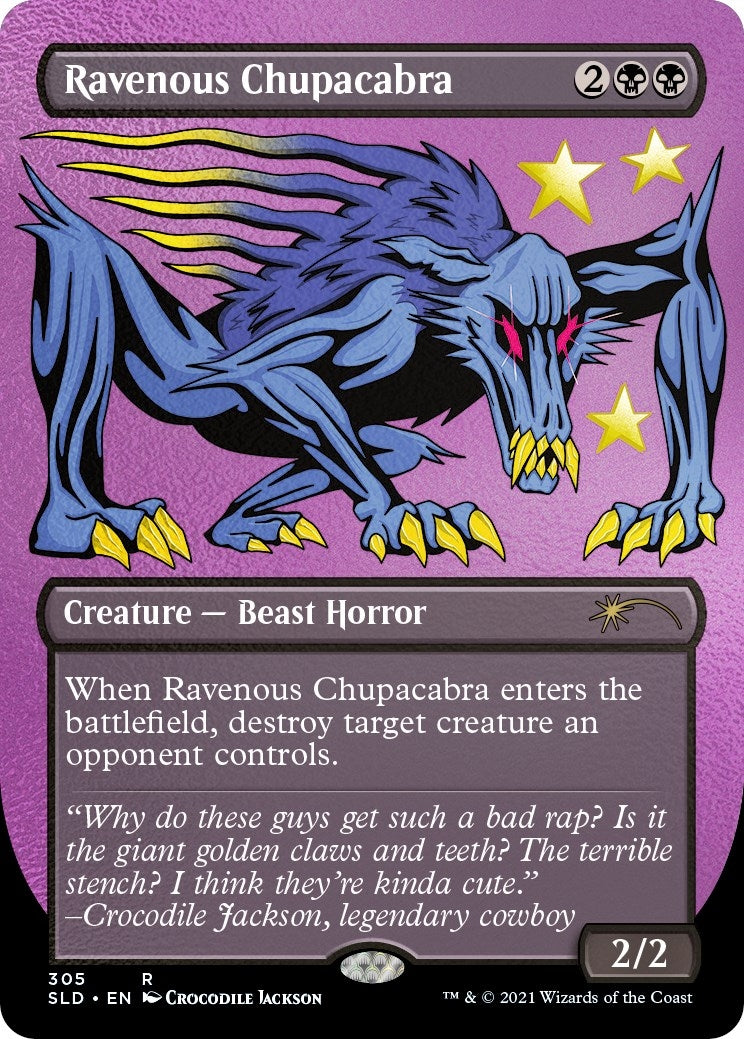 Ravenous Chupacabra Foil Etched (305) [SLD]