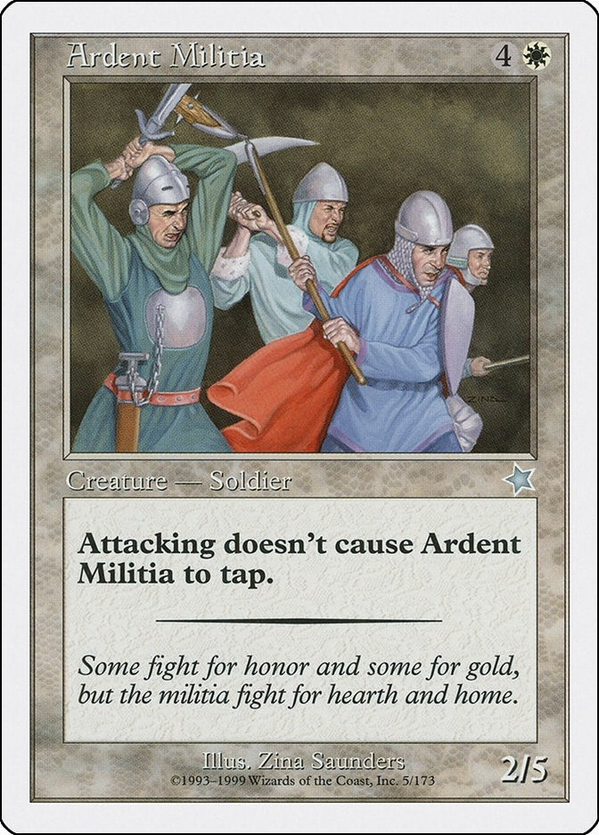 Ardent Militia (5) [S99]