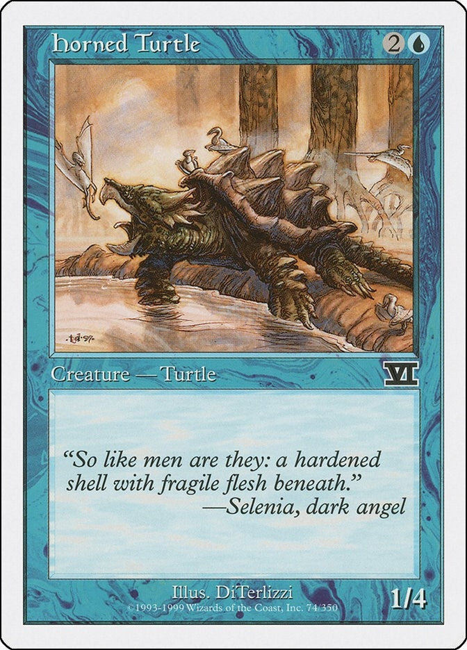 Horned Turtle (74) [6ED]