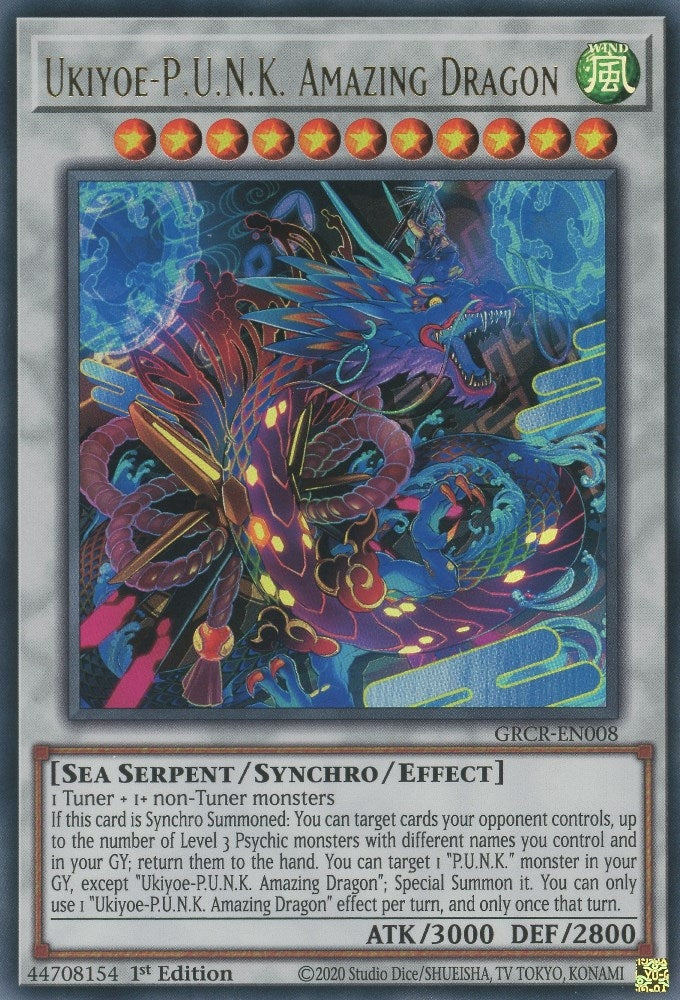 Ukiyoe PUNK Amazing Dragon (GRCR-EN008) [GRCR]