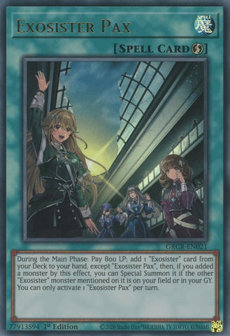 Exosister Pax (GRCR-EN021) [GRCR]