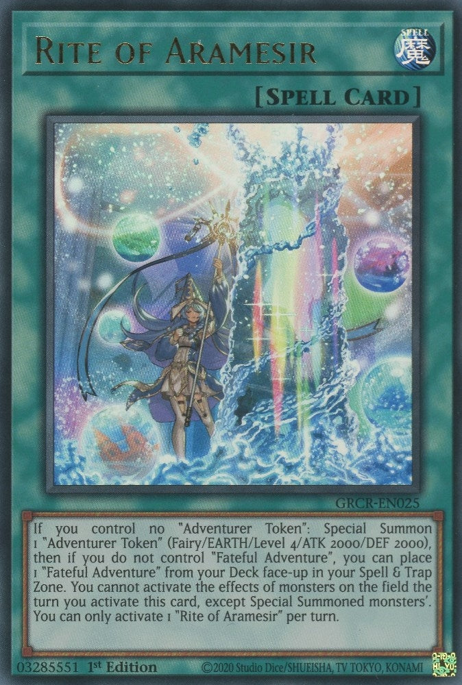 Rite of Aramesir (GRCR-EN025) [GRCR]