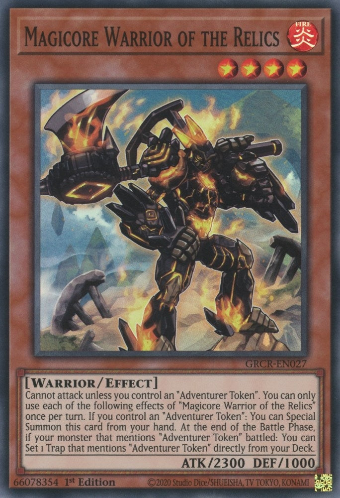 Magicore Warrior of the Relics (GRCR-EN027) [GRCR]