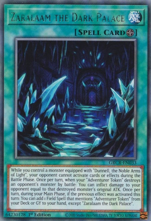 Zaralaam the Dark Palace (GRCR-EN033) [GRCR]
