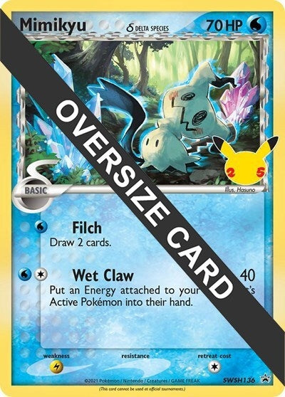Mimikyu Delta Species SWSH136 (SWSH136) [PR]