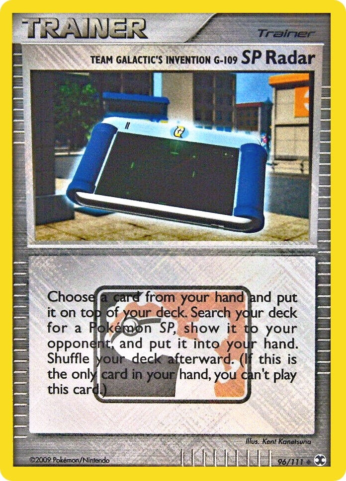 Team Galactics Invention G 109 SP Radar 96 111 League Promo (096/111) [PR]