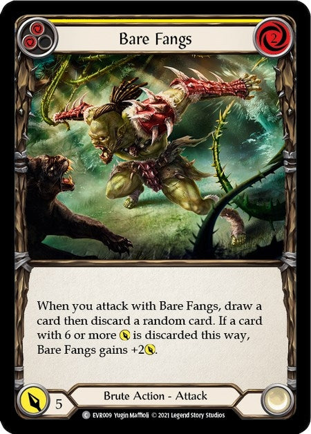 Image for Bare Fangs (Yellow) [Everfest]