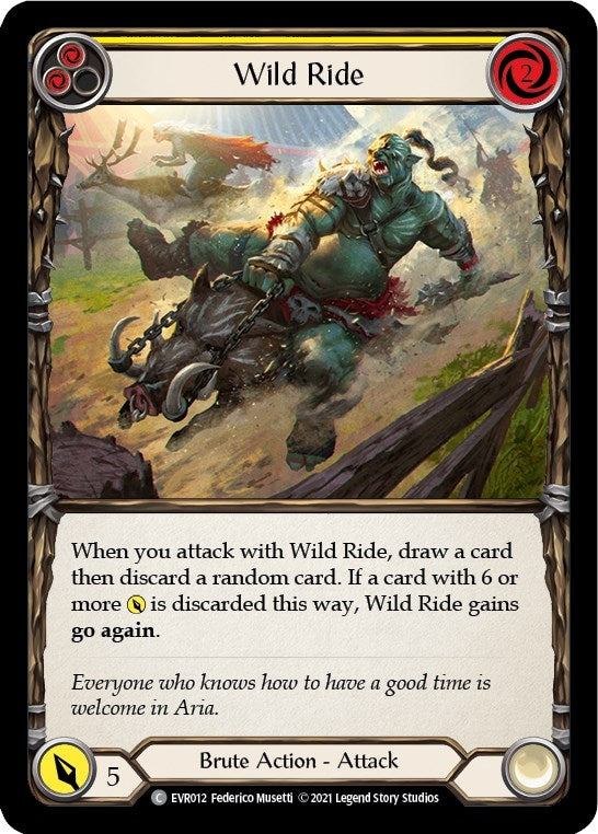 Image for Wild Ride (Yellow) [Everfest]
