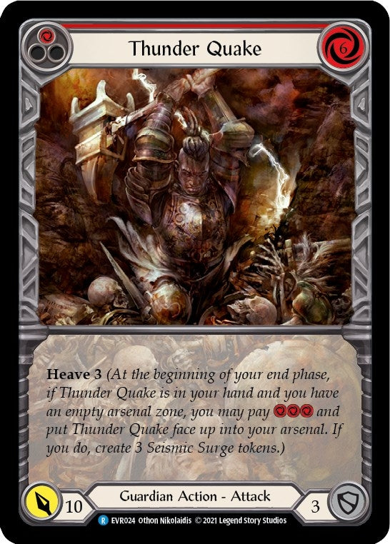 Image for Thunder Quake (Red) (Extended Art) [Everfest]