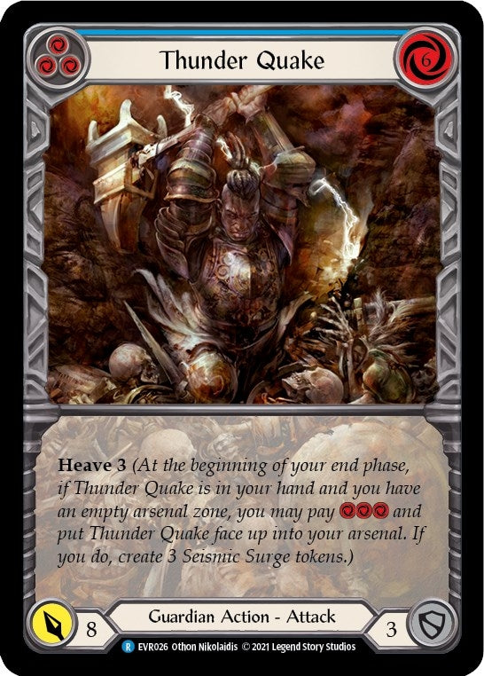 Image for Thunder Quake (Blue) (Extended Art) [Everfest]