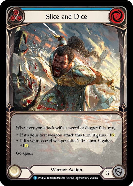 Image for Slice and Dice (Blue) (Extended Art) [Everfest]
