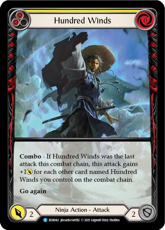 Image for Hundred Winds (Yellow) (Extended Art) [Everfest]