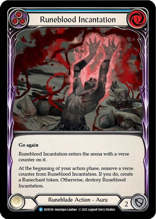 Image for Runeblood Incantation (Blue) [Everfest]