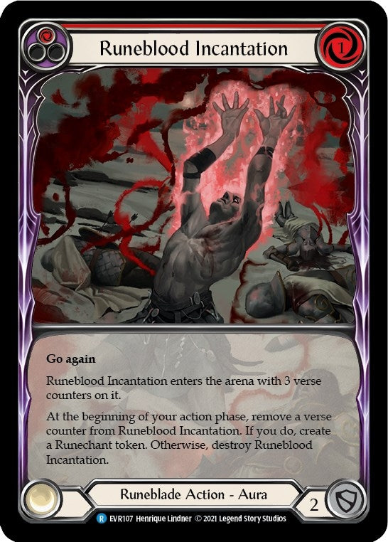 Image for Runeblood Incantation (Red) (Extended Art) [Everfest]
