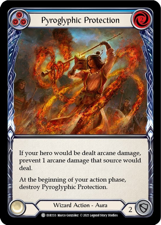 Image for Pyroglyphic Protection (Blue) [Everfest]