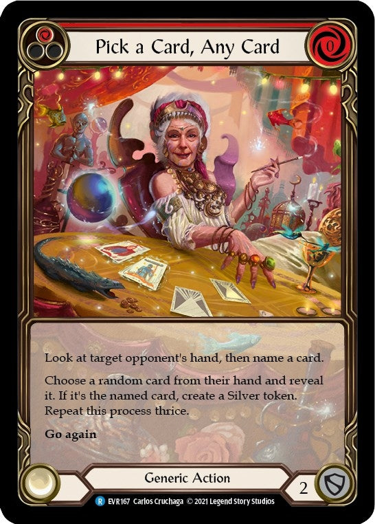 Image for Pick a Card, Any Card (Red) (Extended Art) [Everfest]