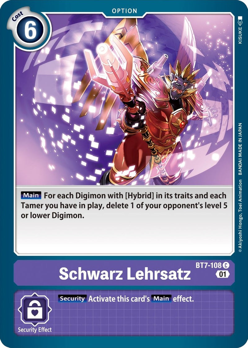 Image for Schwarz Lehrsatz [Next Adventure]