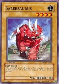 Sabersaurus (SD09-EN003) [SD09]