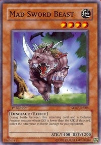 Mad Sword Beast (SD09-EN004) [SD09]