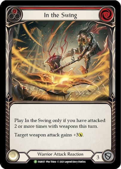 Image for In the Swing (Red) [Flesh and Blood: Promo Cards]